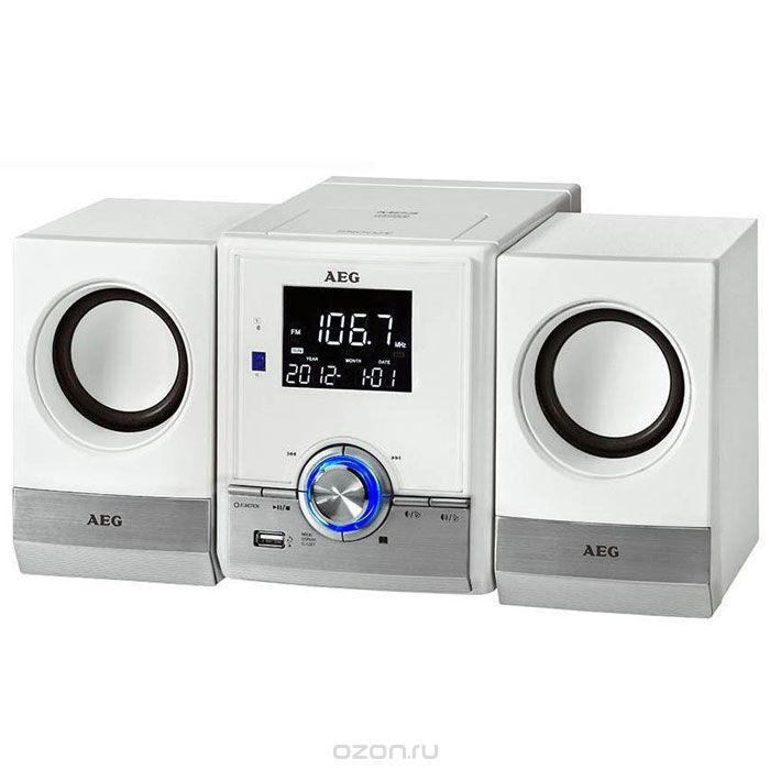 AEG MC 4461 BT, White микросистема
