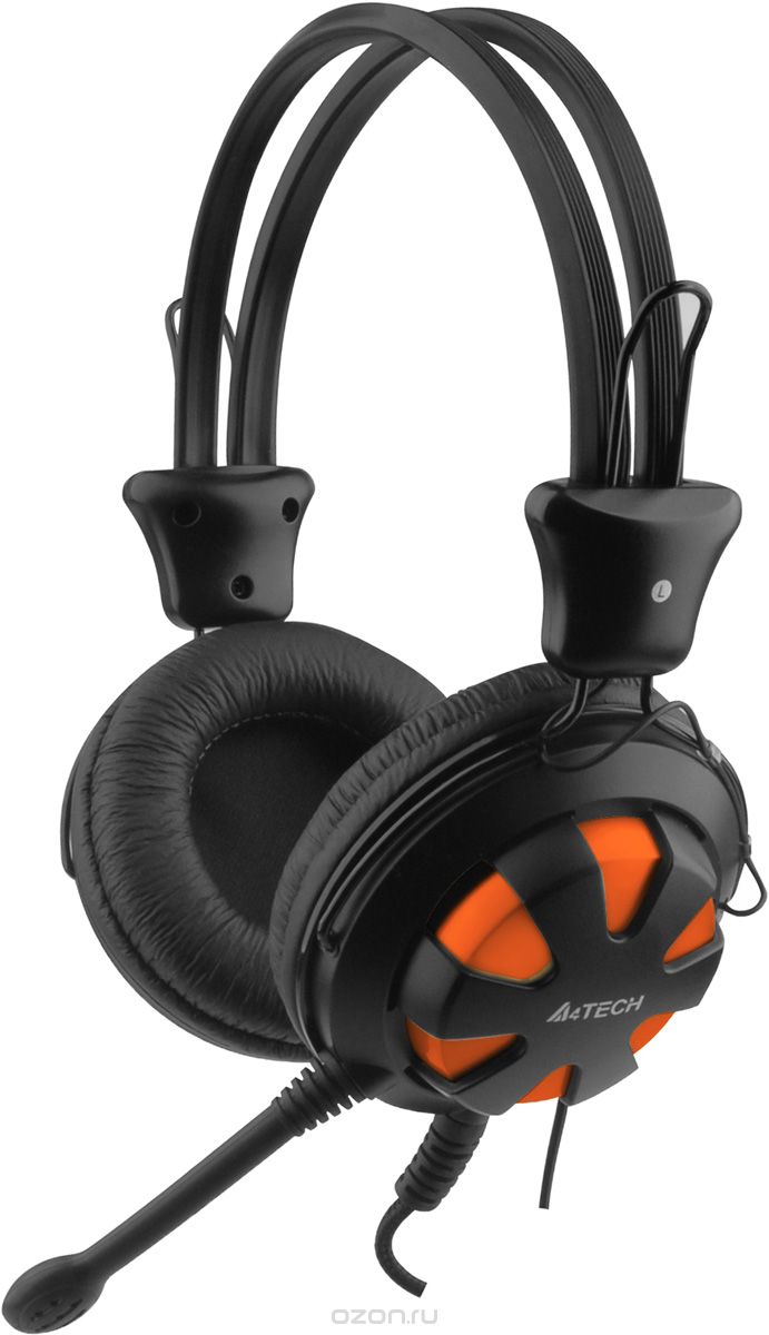 A4Tech HS-28, Orange компьютерная гарнитура