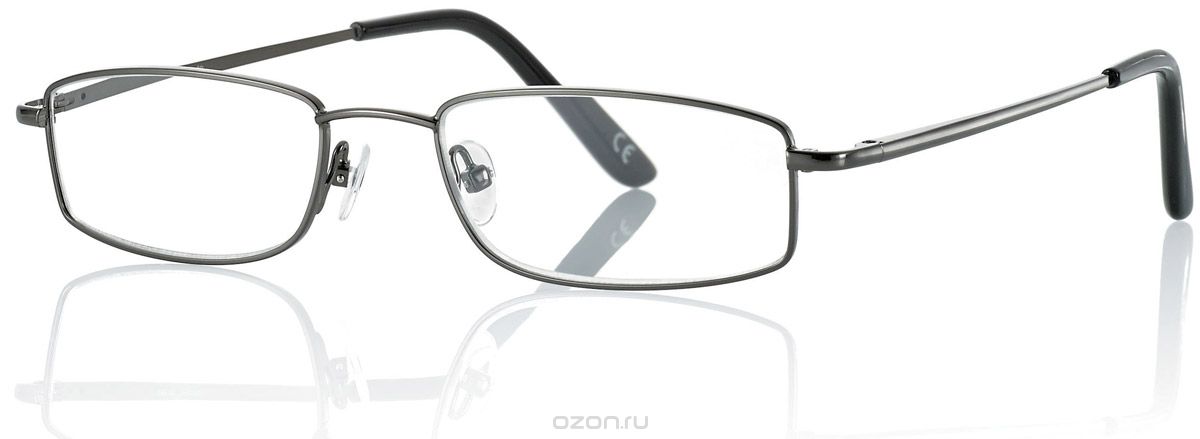 CentroStyle Очки для чтения +2.00, цвет: серый