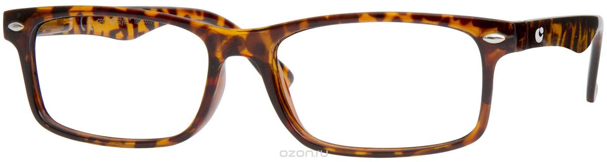 CentroStyle Очки для чтения +2.50, цвет: коричневый