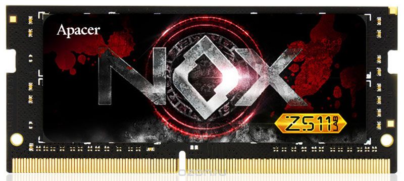 Apacer NOX SO-DIMM DDR4 8Gb 2400 МГц модуль оперативной памяти (ES.08G2T.GEE)
