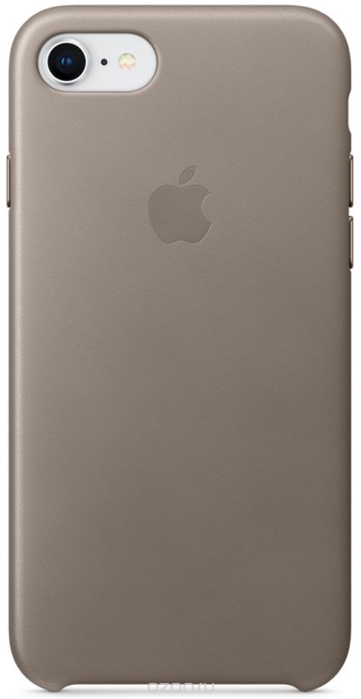 Apple Leather Case чехол для iPhone 7/8, Taupe