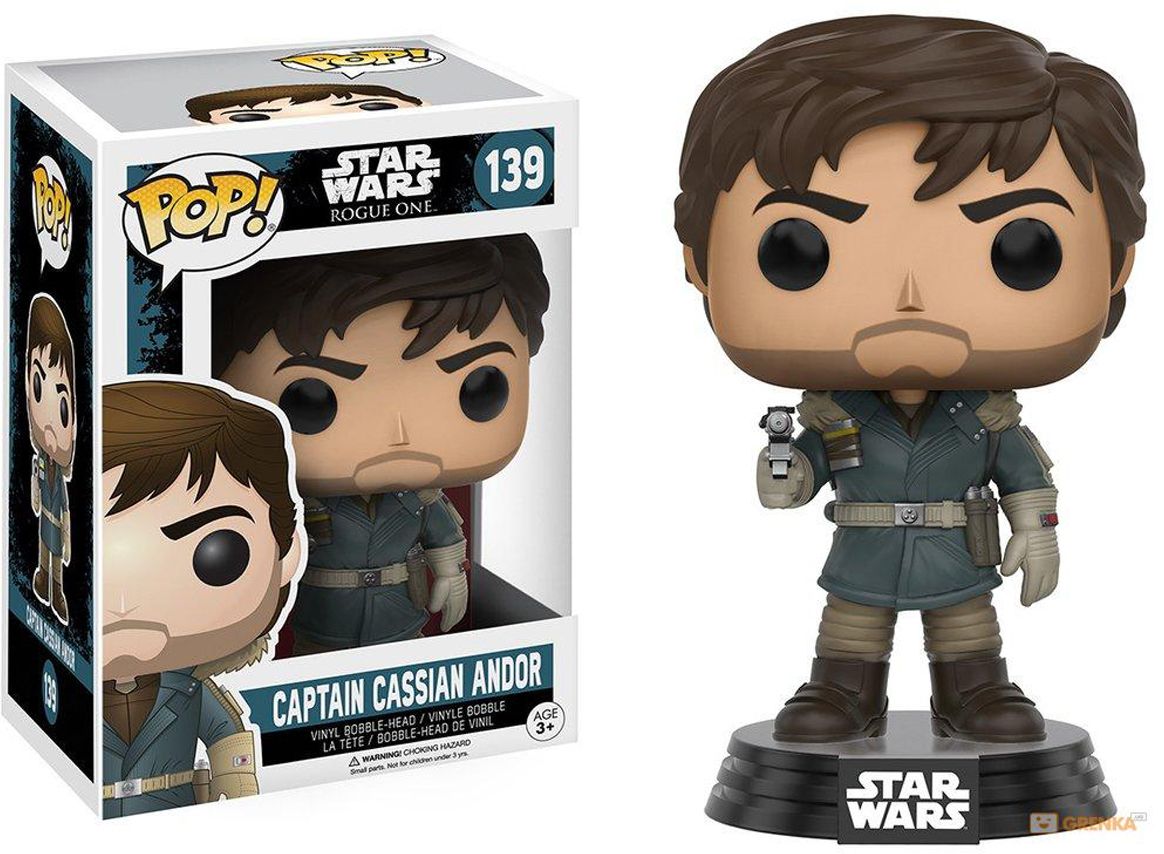 Funko POP! Bobble  Star Wars Rogue One Captain Cassian Andor Mountain Outfit 10452