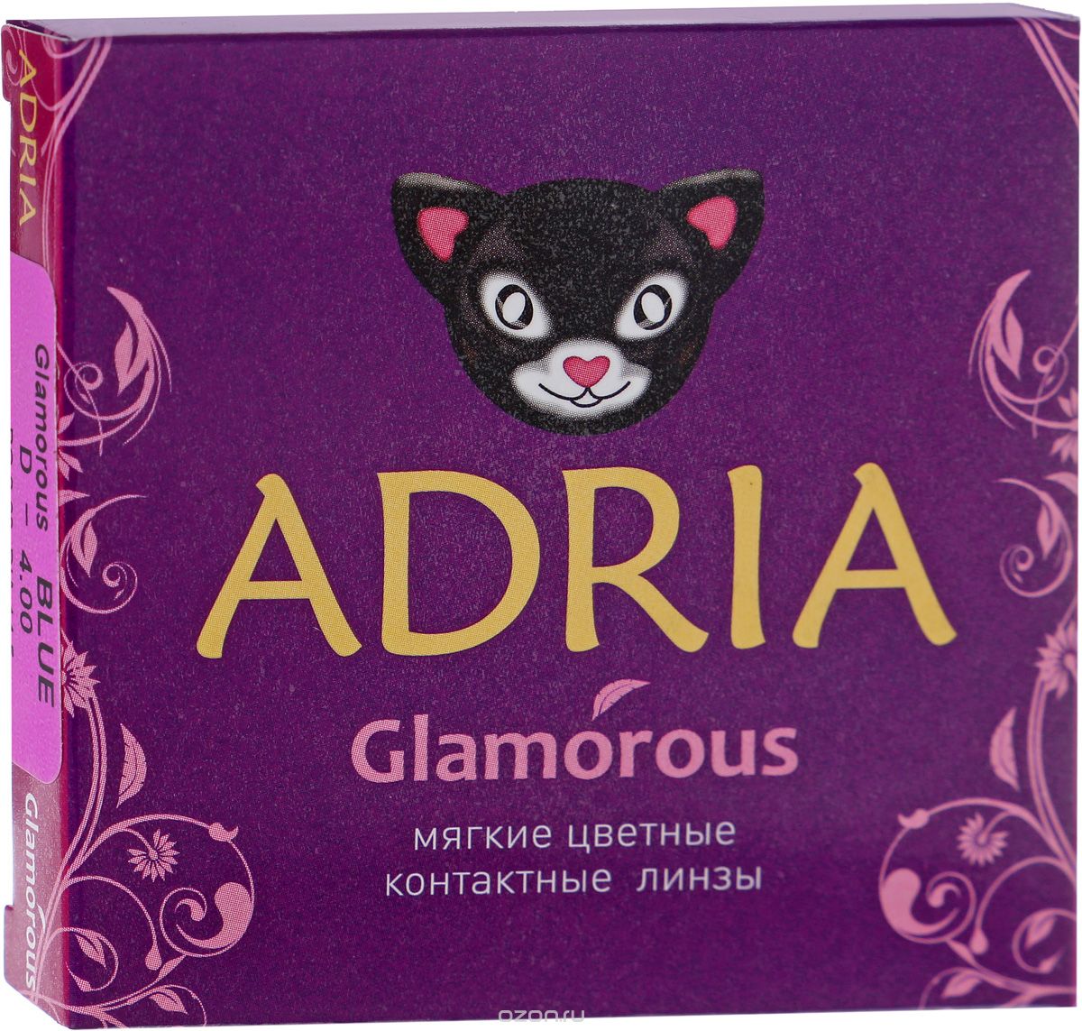 Adria Контактные линзы Glamorous color / 2 шт / -4.00 / 8.6 / 14.5 / Blue